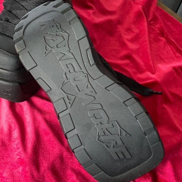 Fantasy Black Diamonds Naked Wolf platform sneaker used one Time - Picture 3 of 9